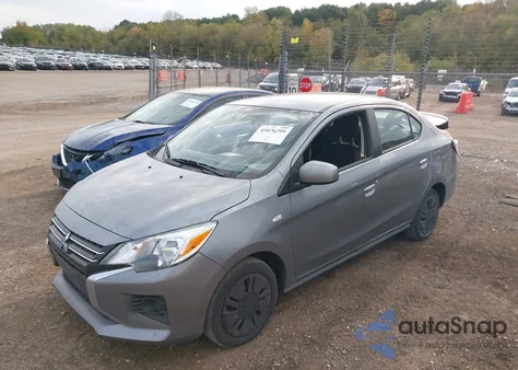 2022 Mitsubishi Mirage G4 Es из США, поврежденный, VIN ML32FUFJ0NHF07297